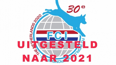 FCI WK 2020 uitgesteld naar 2021