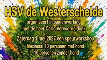 Speurworkshop bij HSV de Westerschelde op 1 mei 2027